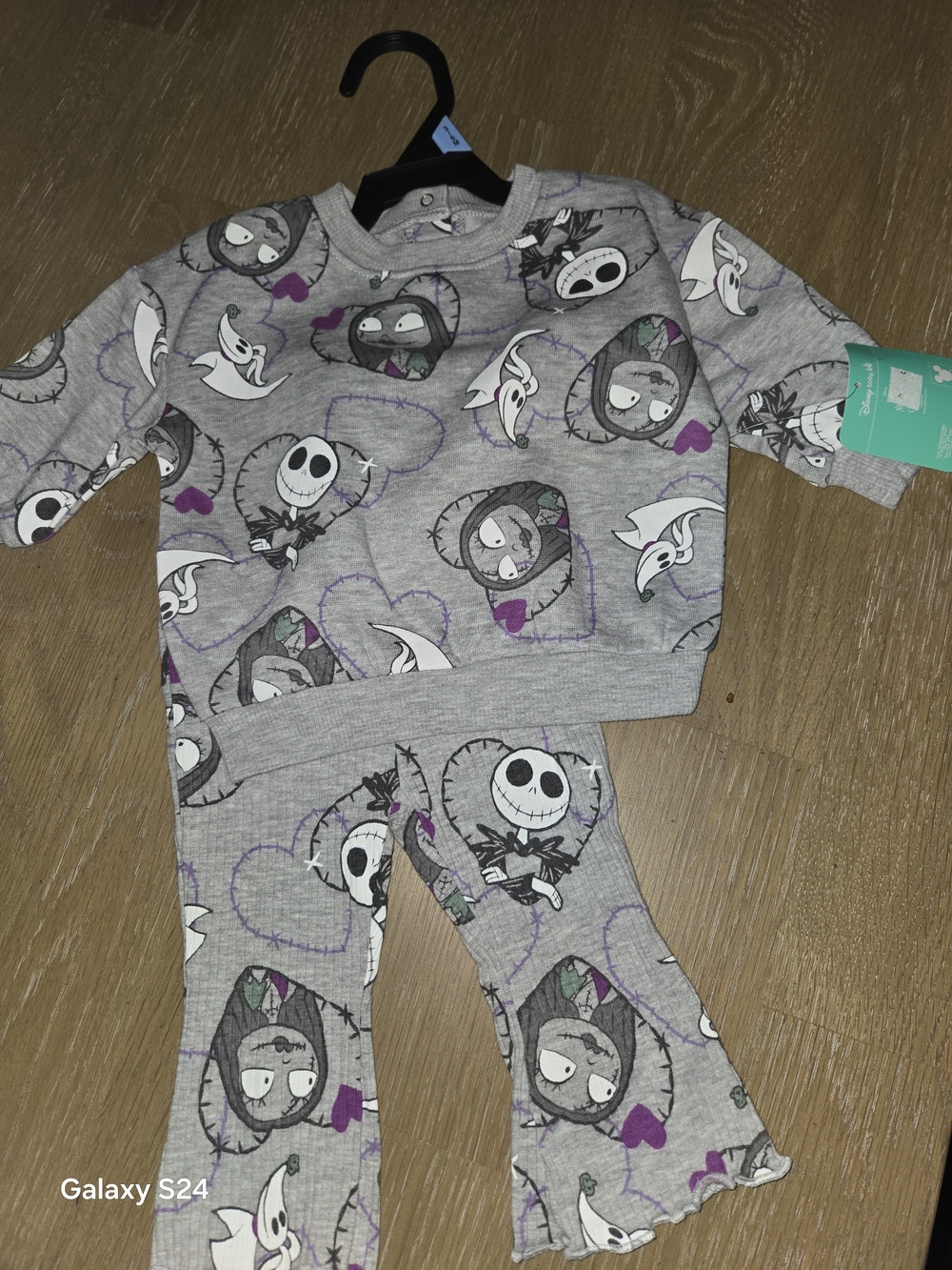 Disney Baby Nightmare Before Christmas 2 Piece Outfit New Sz 3-6 Mos